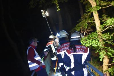 Heubach: Betrunkener stuerzt Hang hinab - wird schwer verletzt,  Grossaufgebot an Rettungskraefte